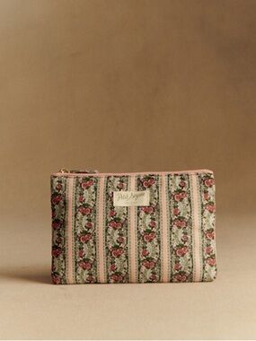 Sezane Floral Flat Pouch